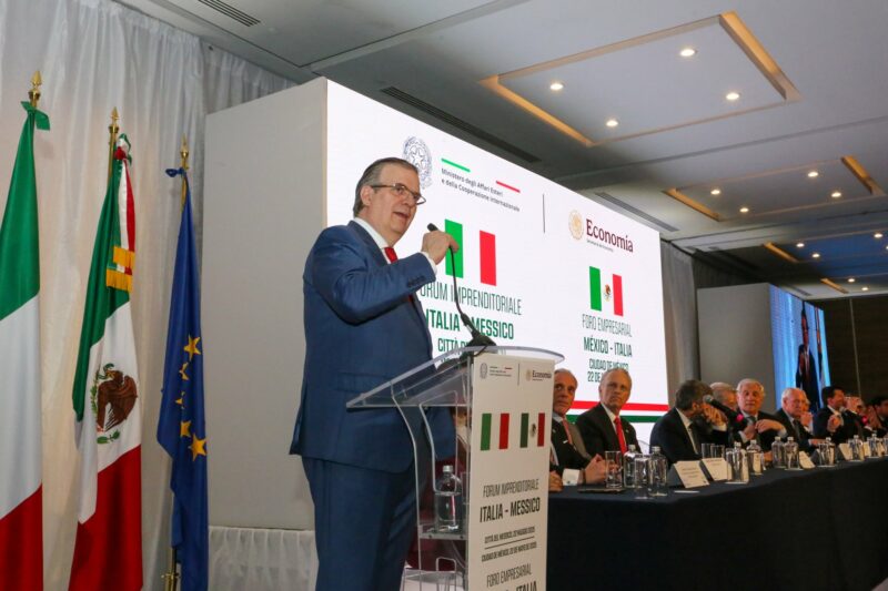 Nueva era México-Italia Ebrard impulsa una alianza estratégica con visita histórica