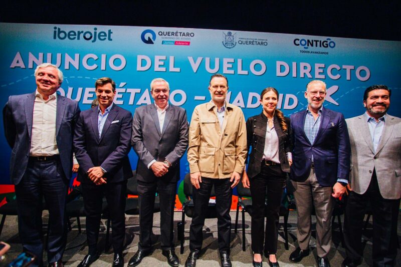 Querétaro conecta con Europa anuncian vuelo directo a Madrid para Octubre 2025