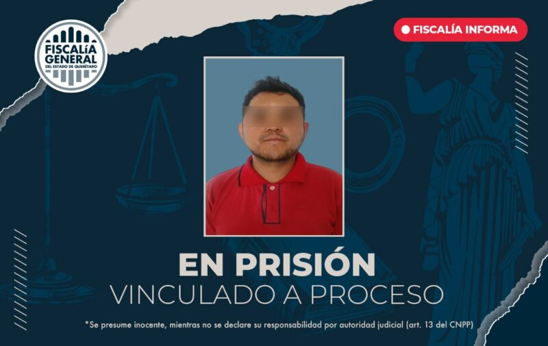 Tras las rejas por agresión vinculan a presunto responsable de lesiones en San Juan del Río