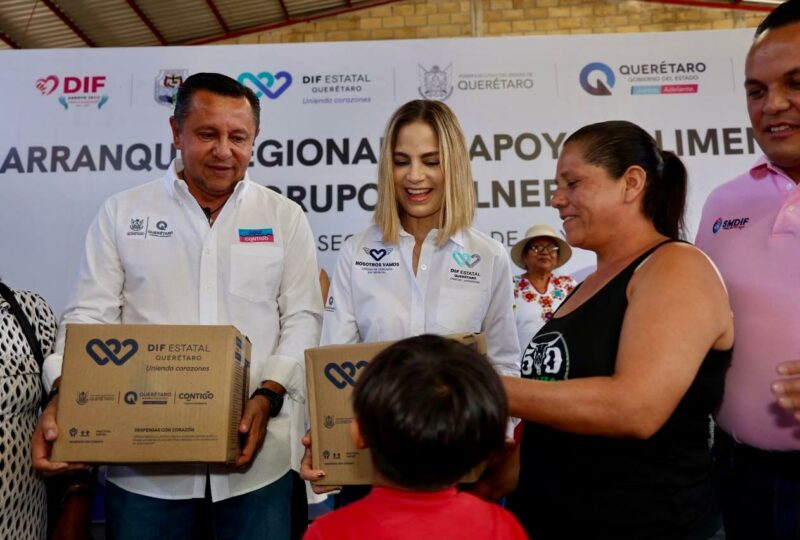 SEDIF arranca programa de ayuda alimentaria en la Sierra Queretana para los mas vulnerables