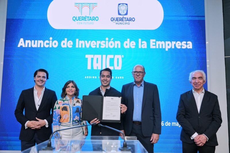 Más empleos y oportunidades TAJCO elige Querétaro para  nueva planta de autopartes con una inversión de 200mdp