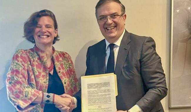 México a la vanguardia Ebrard firma con University College London para una economía sostenible
