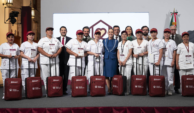 ¡Salud en tu Puerta! Presidenta Sheinbaum arranca programa Nacional “Salud Casa por Casa”