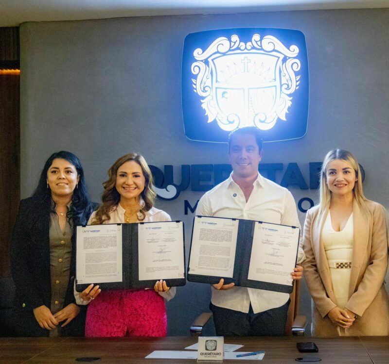 Querétaro se une contra la violencia de género Estado y Municipio firman Convenio para proteger a las mujeres