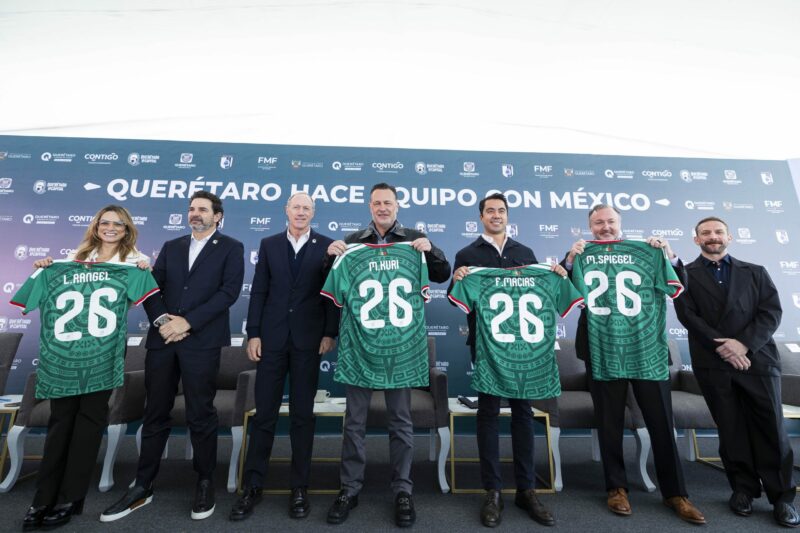 Mauricio Kuri anuncia regreso de la Selección Mexicana a Querétaro rumbo al Mundial 2026