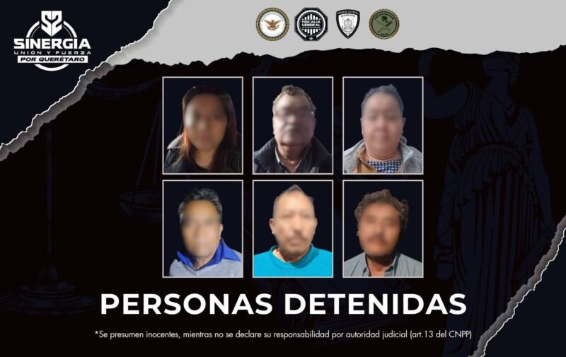 Fiscalía ejecuta seis órdenes de aprehensión por fraude en Querétaro