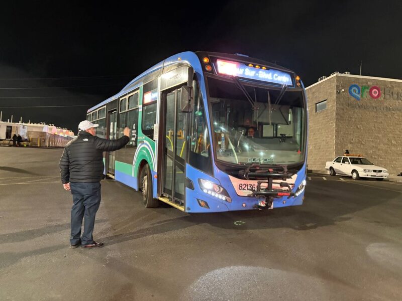 AMEQ supervisa Qrobus en regreso a clases en Querétaro