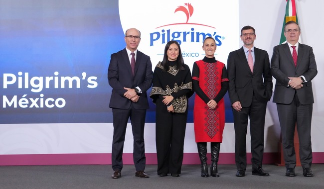 Pilgrim’s invertirá 1,300 mdd en México y generará más de 20 mil empleos