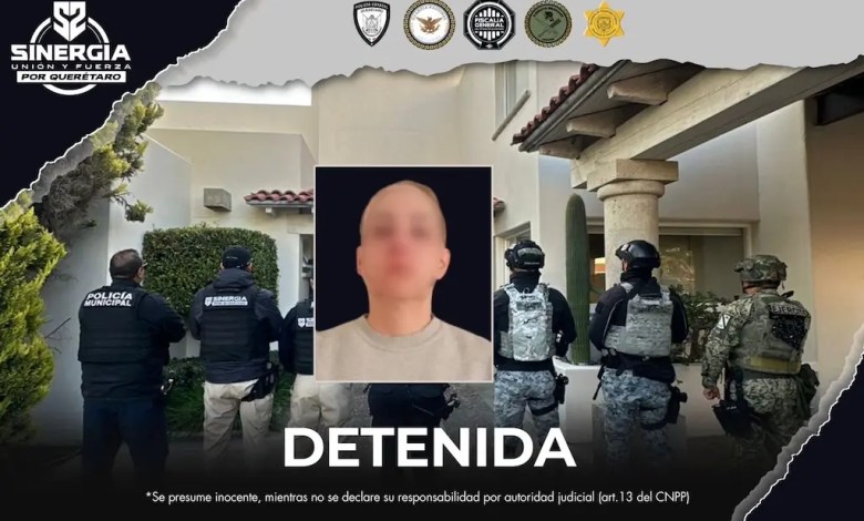 Fiscalía realiza cateo en El Campanario y detiene a mujer por amenazas en Querétaro